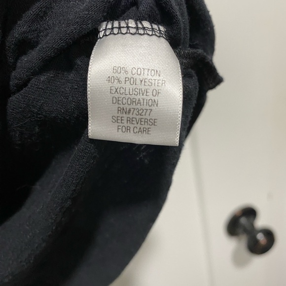 a:glow Maternity Classic Black Short Sleeve Tee - Picture 4 of 5